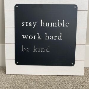Black and White Inspirational Wall Decor